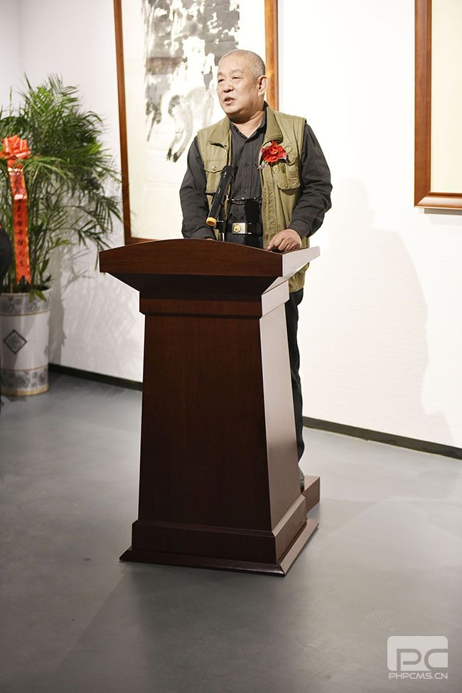 畫家張志民先生先生致詞